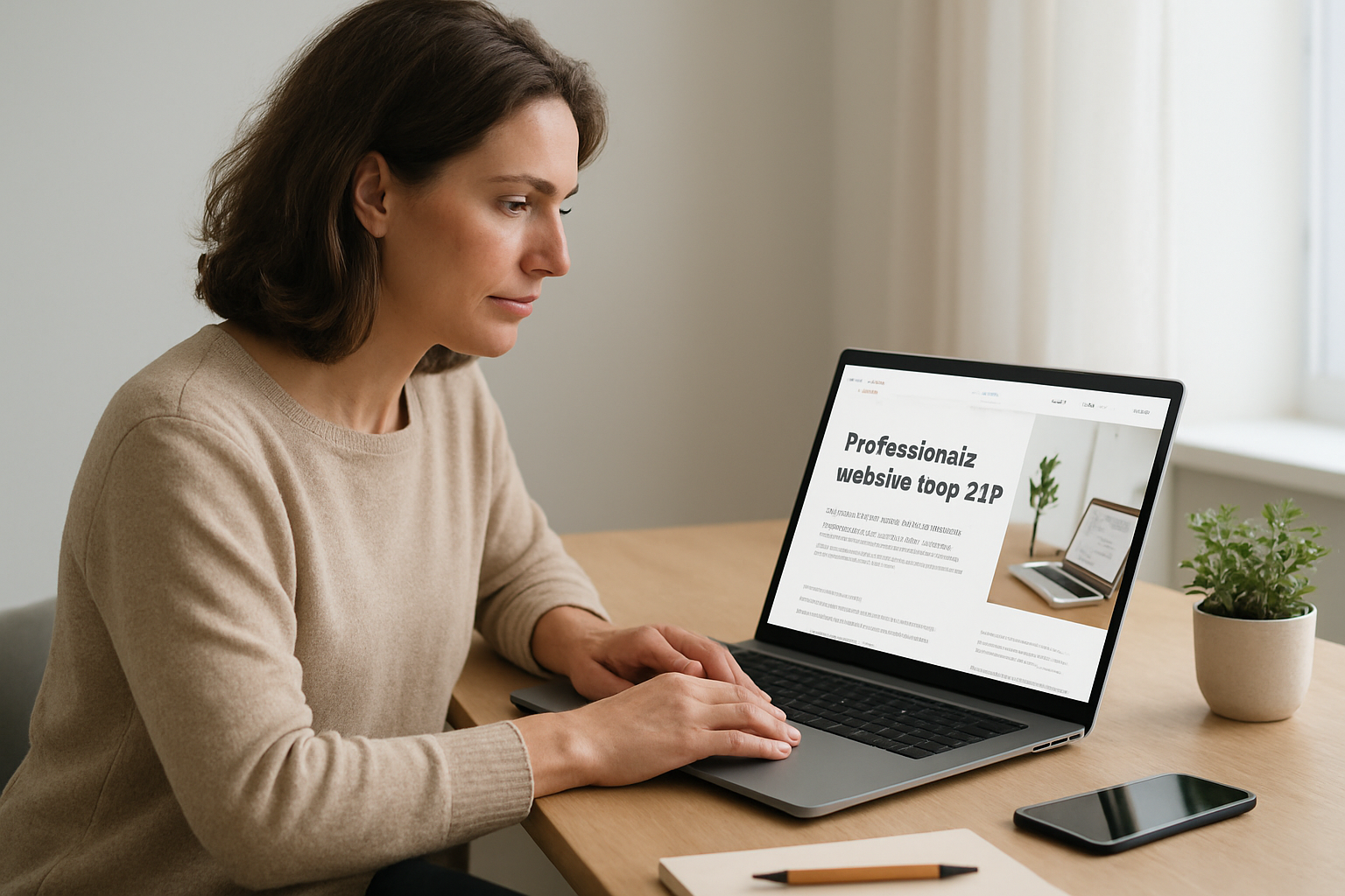 Professionele website voor ZZP